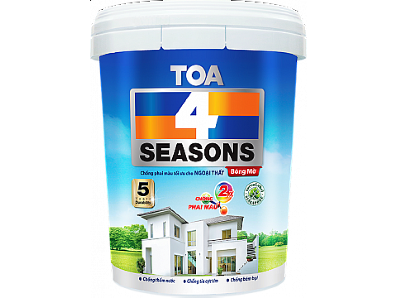 Sơn Nước Ngoại Thất TOA 4 Seasons Bóng Mờ
